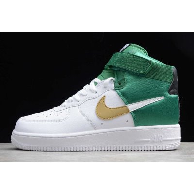 Nike Air Force 1 High Mavi / Yeşil Kaykay Ayakkabı Türkiye - J9RGNR1N